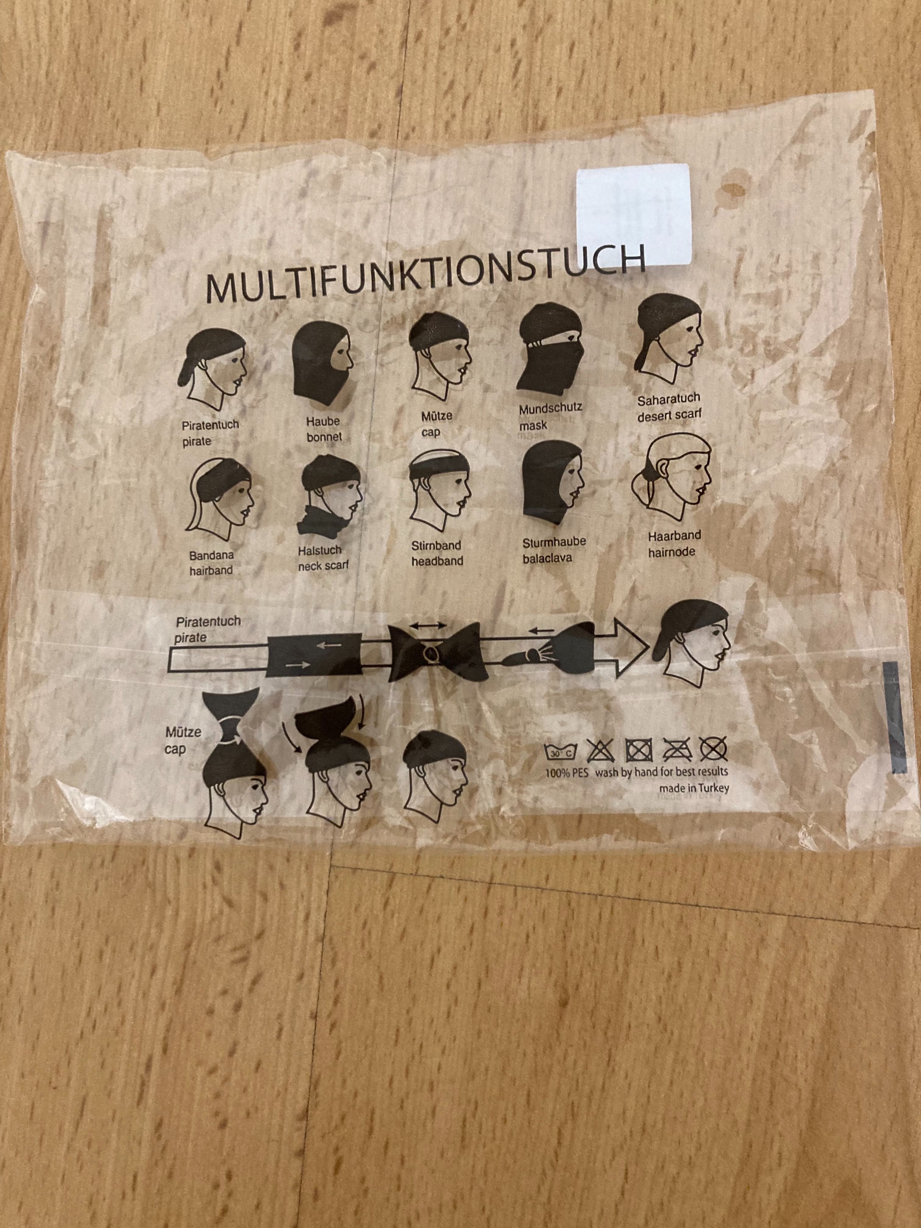 Хустка-бандана платок многофункциональный ТМ Schwalbe Germany Original