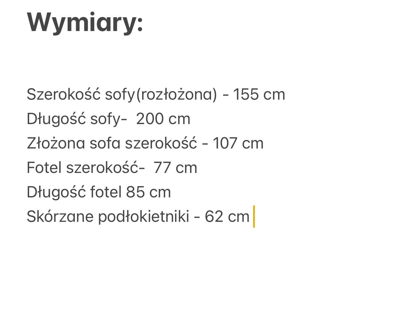 Zestaw sofa + 2 fotele