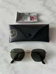 NOWE oryginalne okulary przeciwsłoneczne Ray Ban złote ciemne unisex