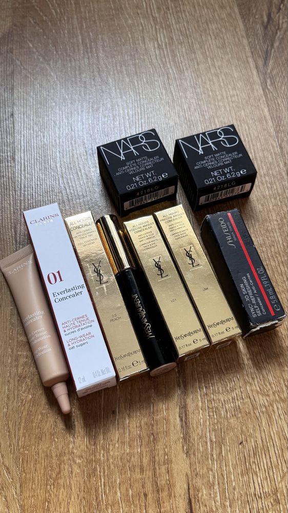 Консилер clarins, nars, ysl, shiseido,   Yves Saint Laurent