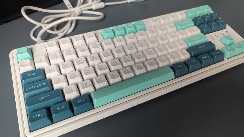 Klawiatura mechaniczna przewodowa FL ESPORT CMK87 Ice Mint