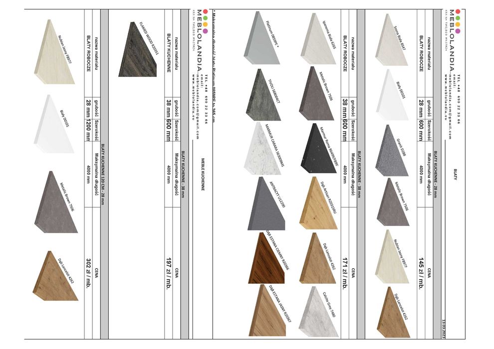Nowoczesna Kuchnia modułowa MODERNO Dąb ARTISAN / Czarny MAT !!