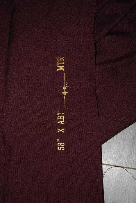 Ткань костюмная синтетическая бордо цена за весь отрез 17*1,48 м .