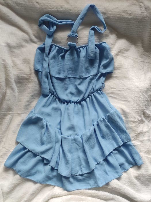 Błękitny kombinezon sm Made in Italy