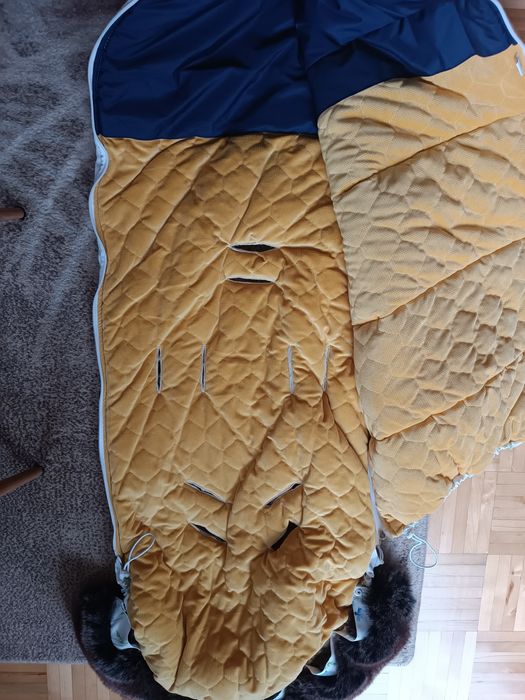 Zimowy śpiworek do wózka Makaszka