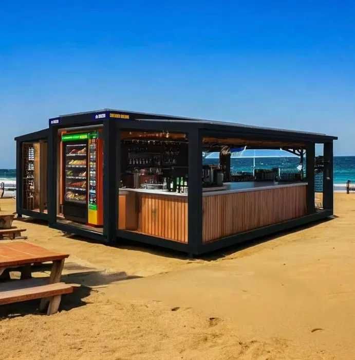 Kontener gastronomiczny bar sklep nad morze usługowy kebab lody NOWY