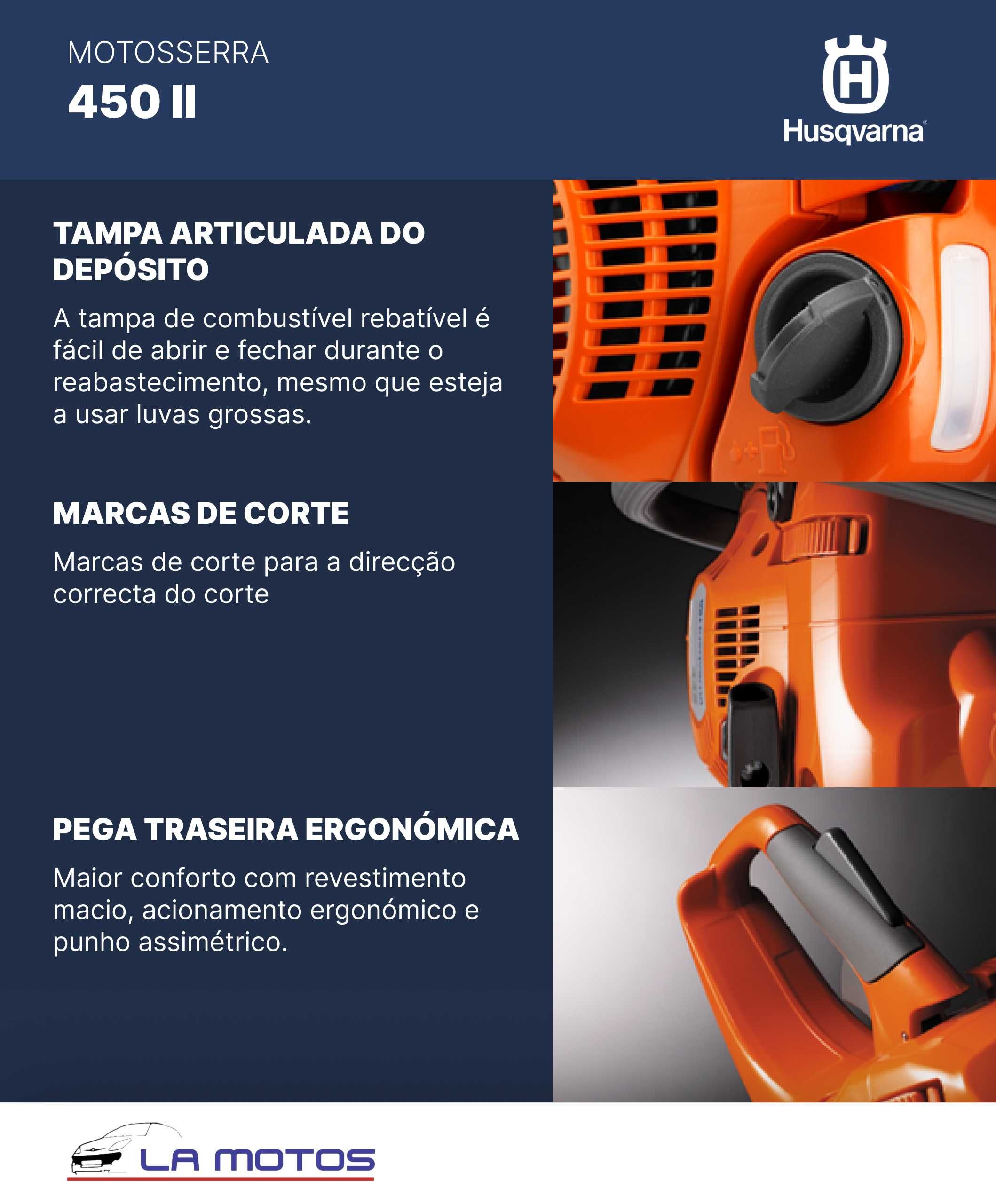 Motosserra Husqvarna 450 II New