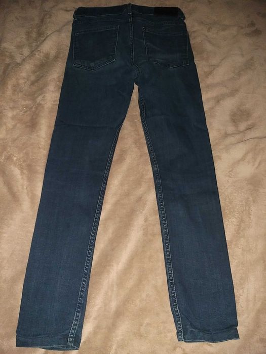 Ciemno grantowe Jeansy