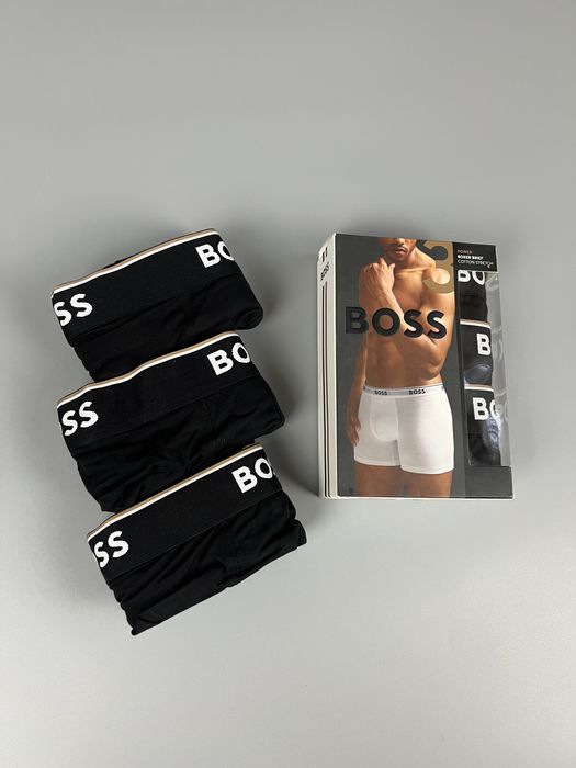 Оригінал! Чоловічі боксери Boss, упаковка із 3 штук