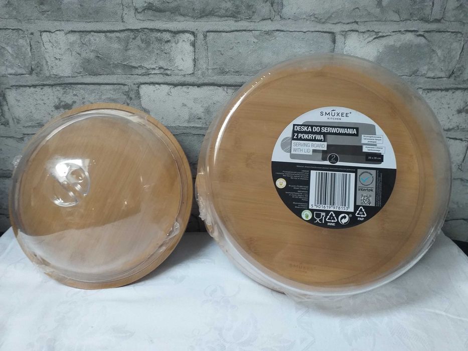 Deski do serwowania przekąsek z drewna bambusowego