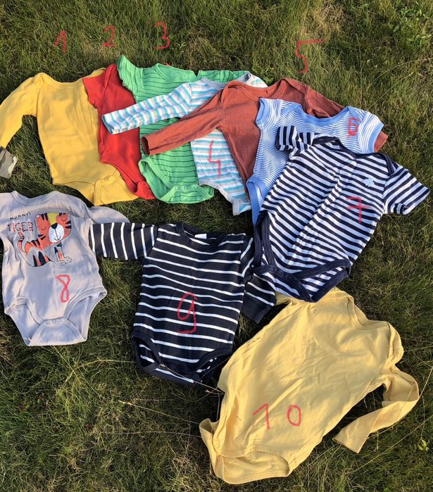 Zestaw 10par body dla malutkiego chłopca
