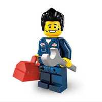 Lego minifigurka seria 6 Mechanic lego col06-15