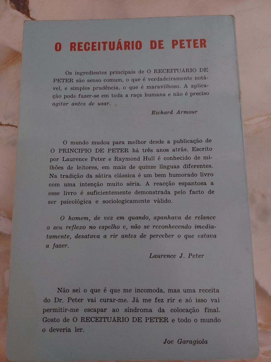 O receituário de Peter, Dr. Laurence J. Peter