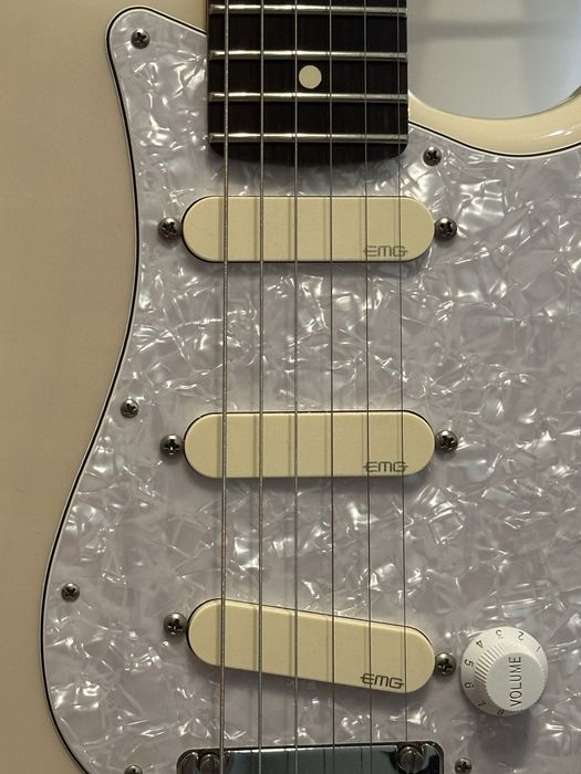 Set Completo de Pickups EMG DG20 David Gilmour Ivory/White Pearl