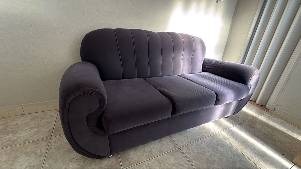 Sofa 3 lugares sofa cama otimo estado