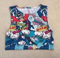 Crop top rozm. L nowy Superman komiks