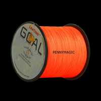 Plecionka Goal 500 m 0.35 mm pomarańczowa fluo karpiowa