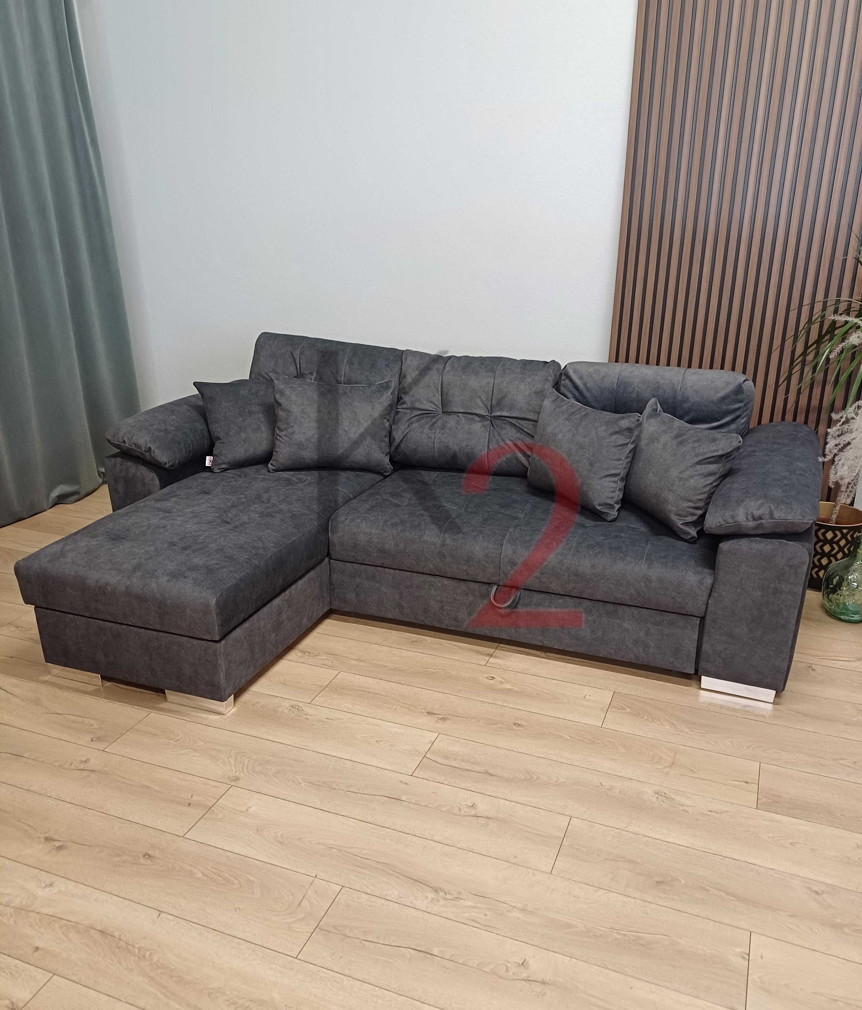 Narożnik DENVER, rogówka, sofa, mały do salonu USB +GRATIS