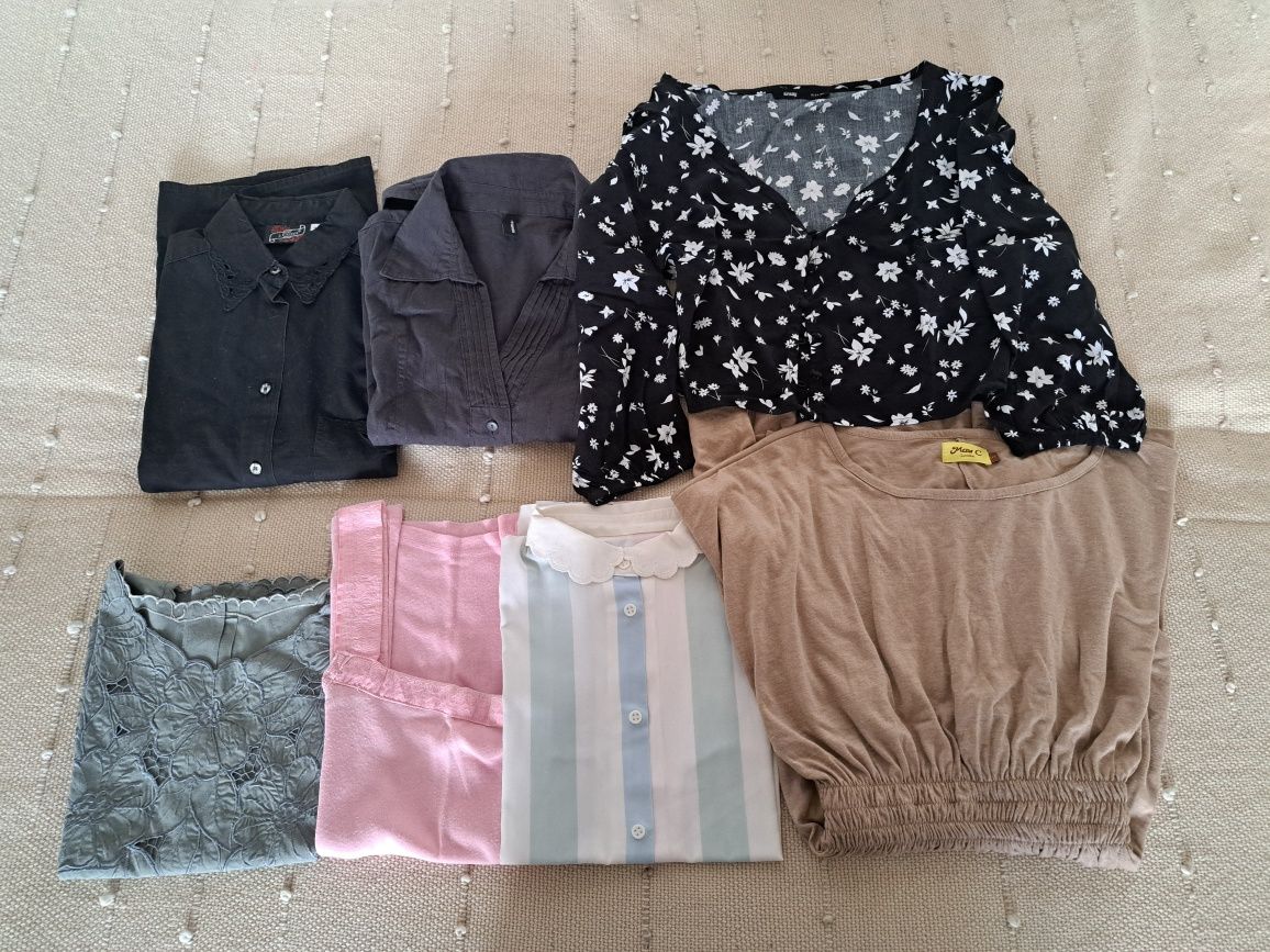 Zestaw 7 bluzek m.in. Sinsay, S. Oliver, Vero Moda, Max C London