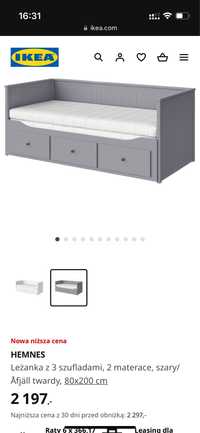 Łóżko HEMNES Ikea