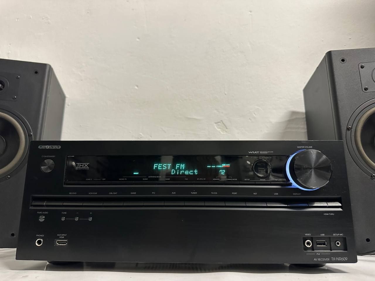 7.2 Аmplituner ONKYO TX-NR609, *7x160 Вт, HDMI, USB,LAN,
