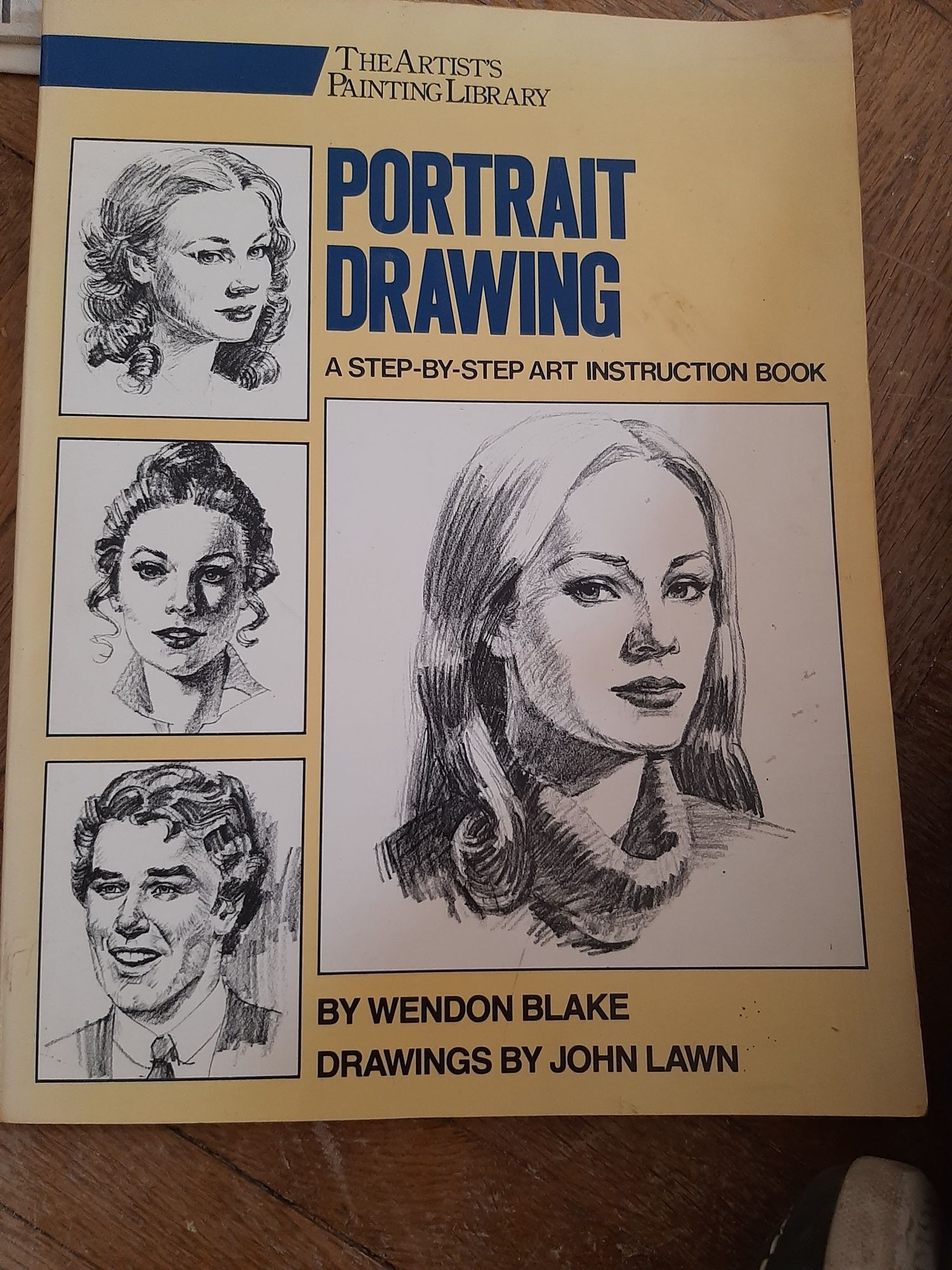 Portrety. Portrait drawing a step by step art instruction book n