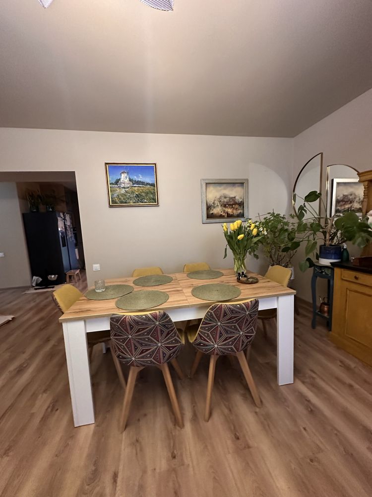 Stół rozkładany  dł 160+80/szer 90x/wys75