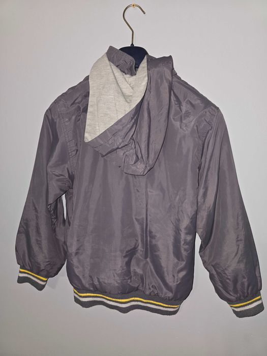 Kurtka chłopięca wiatrówka dwustronna