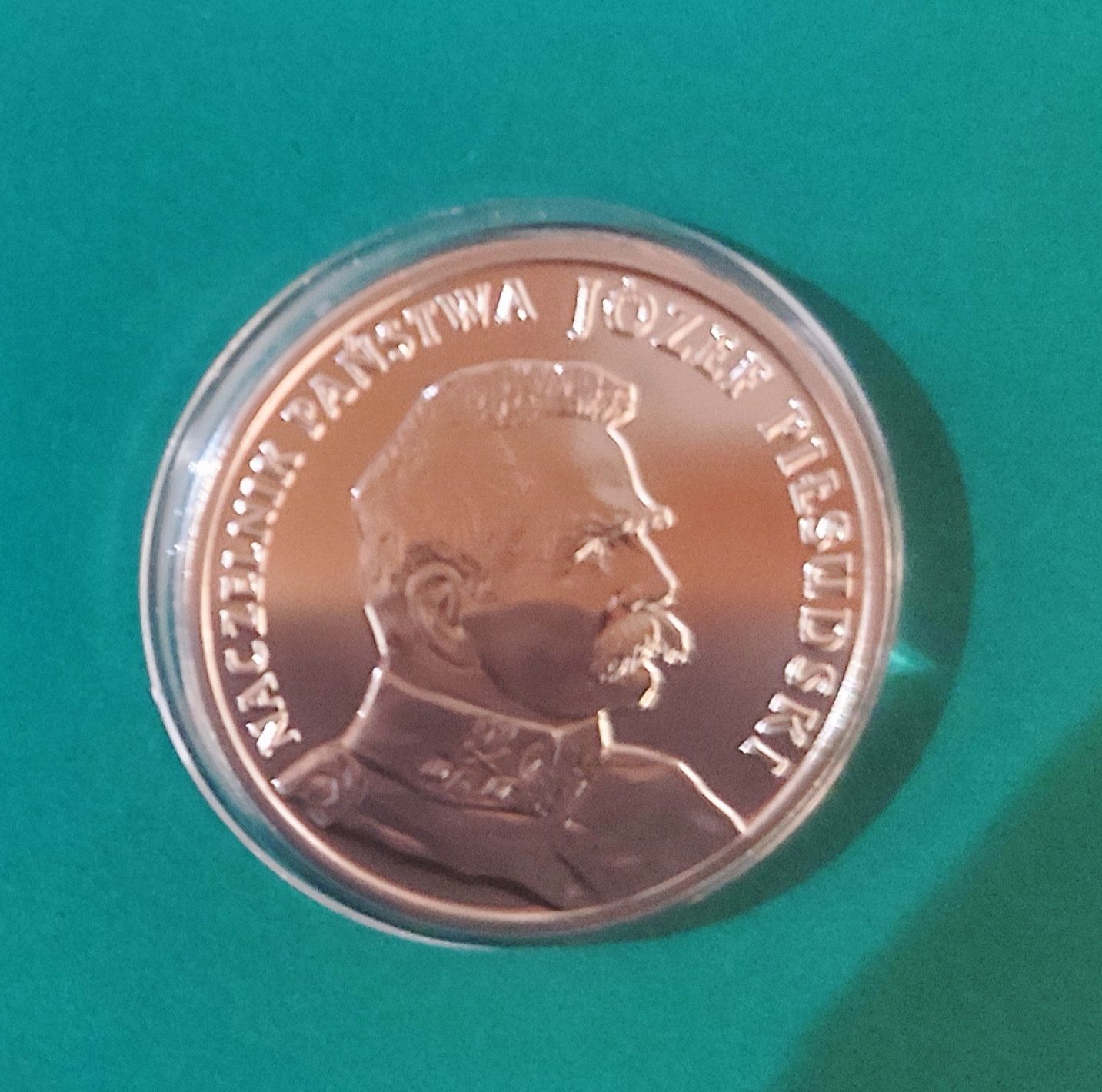 Moneta Naczelnik Józef Piłsudski. 100 rocznica odzyskania nieepodl.