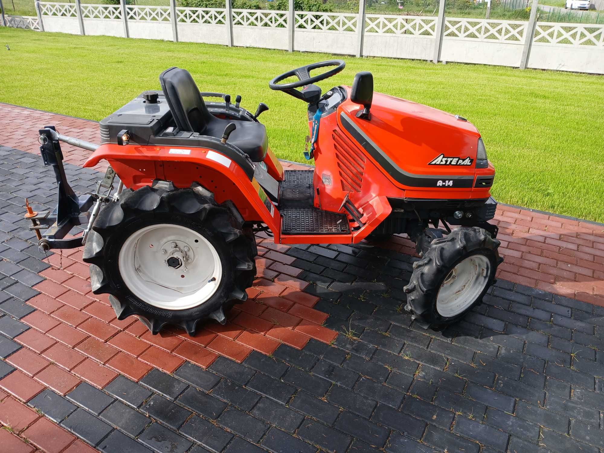 Kubota Aste a14 4x4 mini traktor , ciągnik,traktorek , osprzęt
