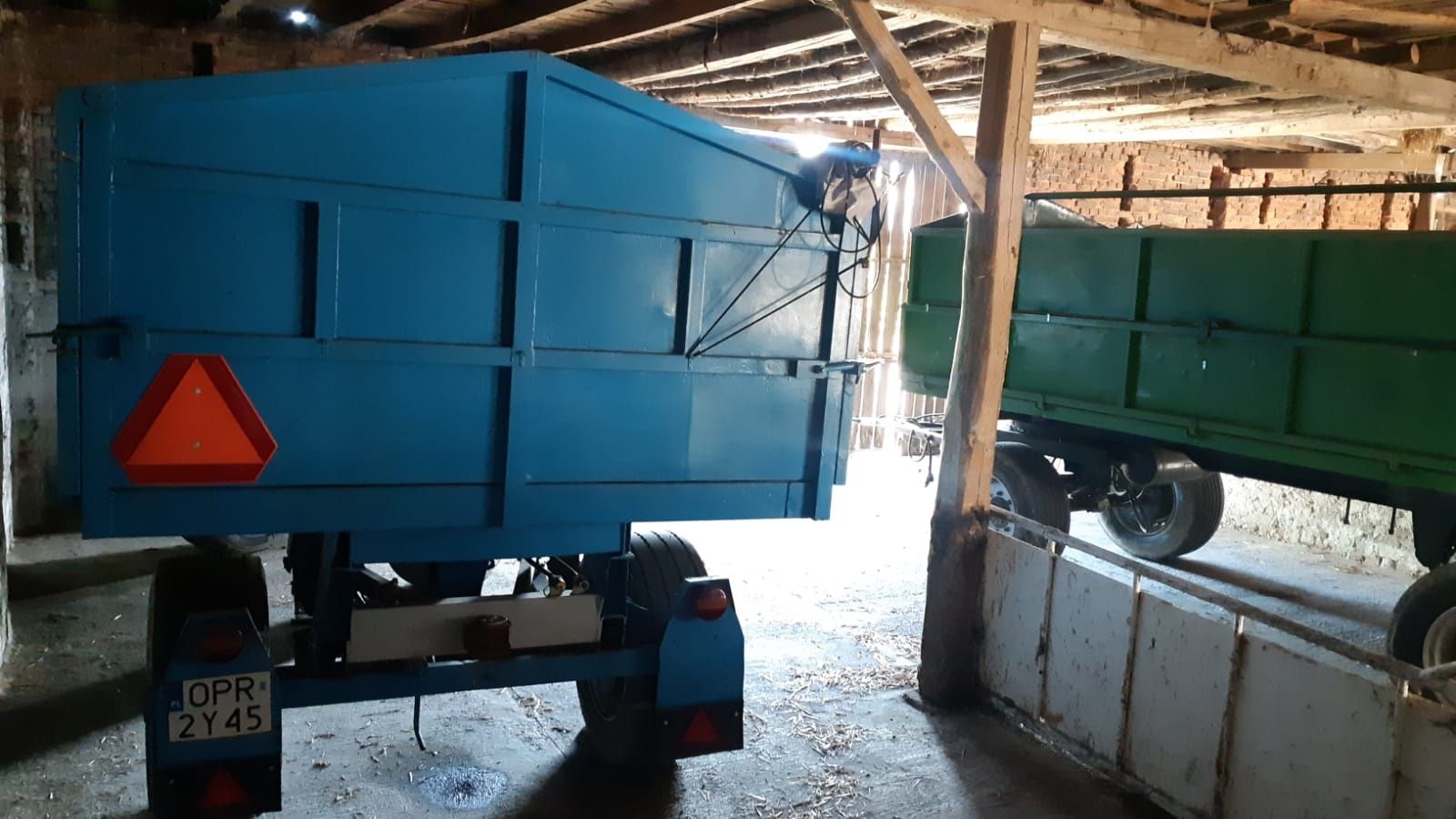 Przyczepa Autosan D-732 i BSS Brandyss Agro 12.09