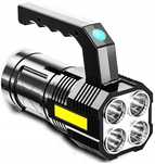 Mocna latarka SZPERACZ 5x LED wielofunkcyjna GRATIS