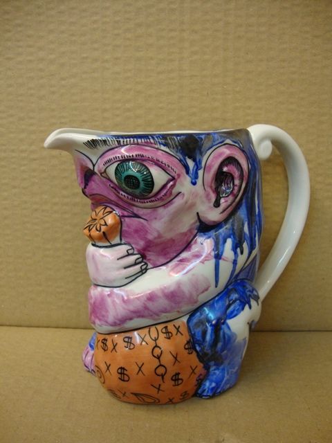 Grande Caneca em Faiança