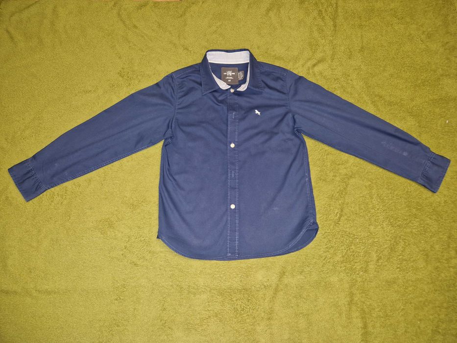 Koszula chłopięca ciemnoniebieska H&M (około 146 cm)