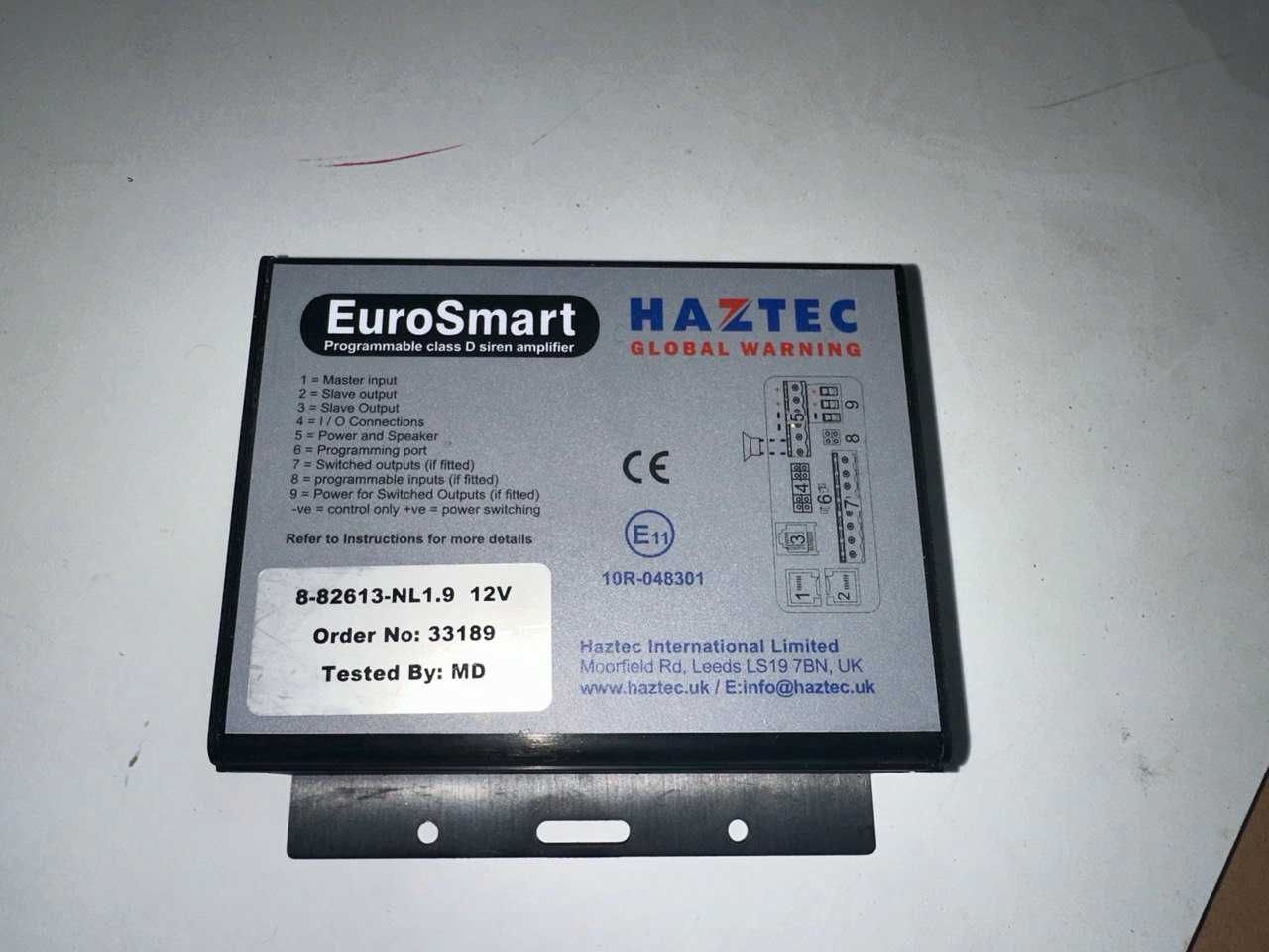 Програмований підсилювач сирени, EuroSmart Class D Programmable Siren