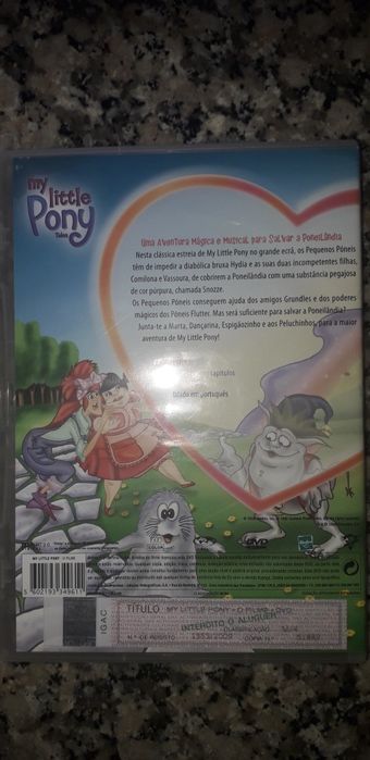 Varios Dvds originais antigos My litle Pony