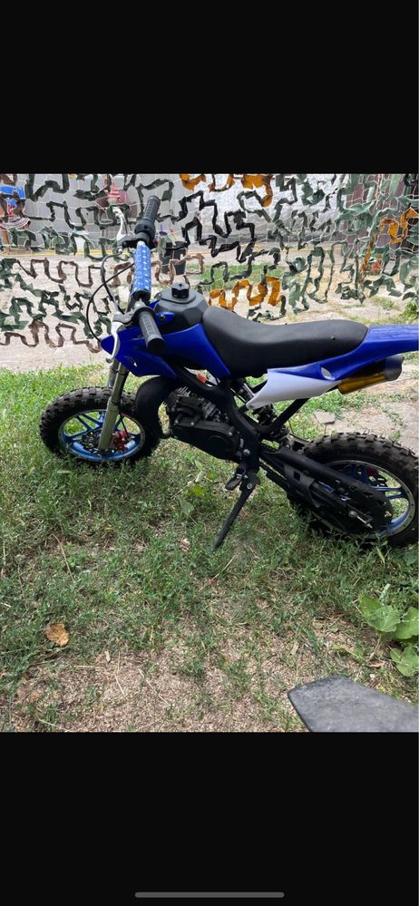 продам пітбайк синій