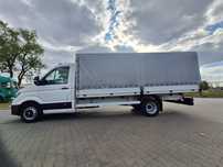 VW Crafter Max Rozst. osi 4.5m Paka 4.9x2.25m Na B Salon PL1 wł. FV23%