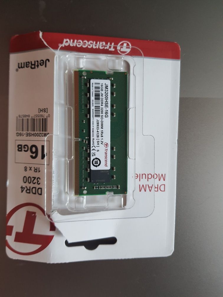 Оперативная память Transcend SODIMM DDR4-3200 16384MB PC4-25600