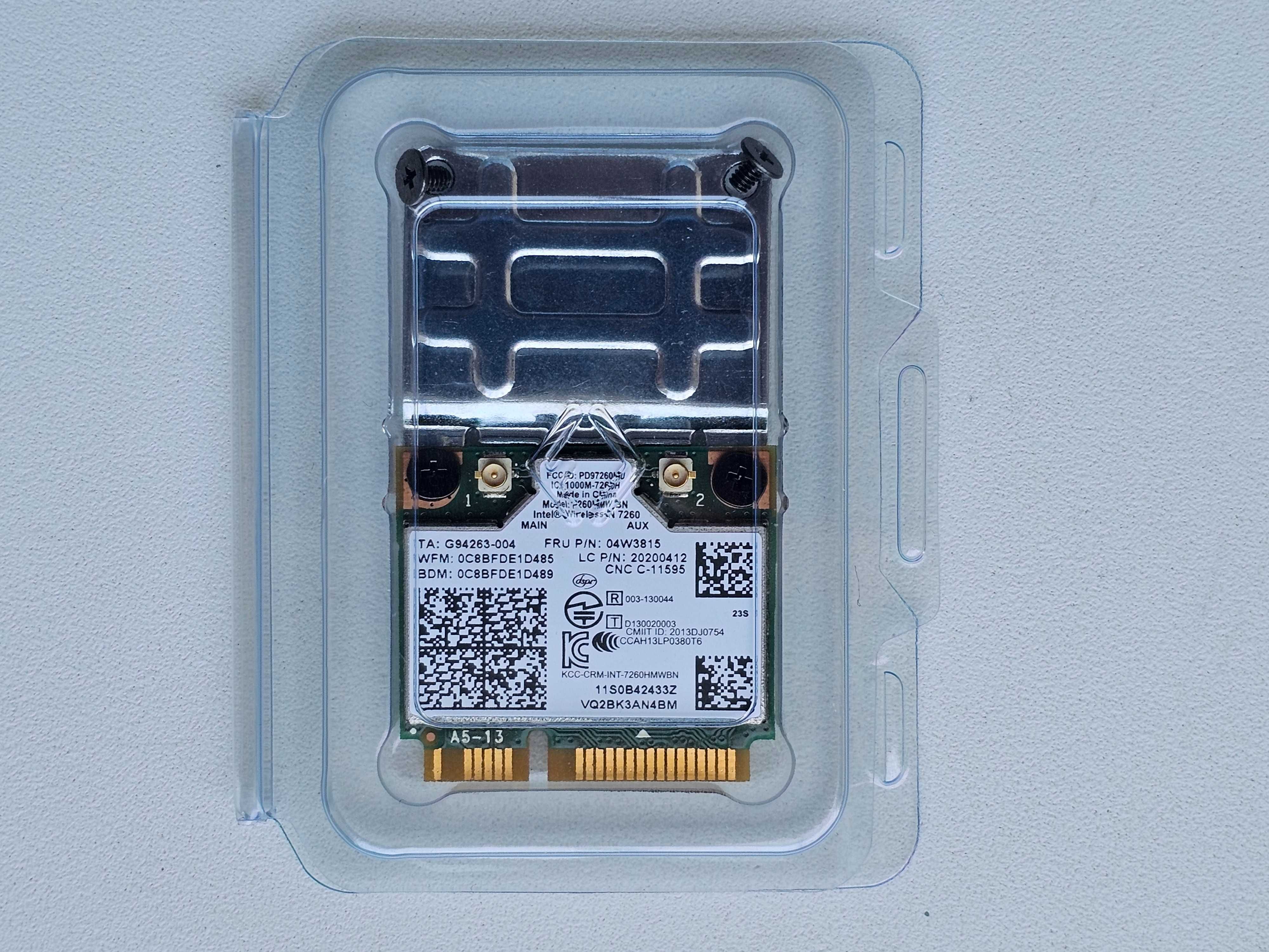 Wi-Fi адаптер Intel Wireless-N 7260 (Модель 7260HMW BN) Mini PCI-E