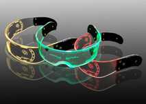 Nowe świecące okulary neonowe LED kolorowe diody, spp640