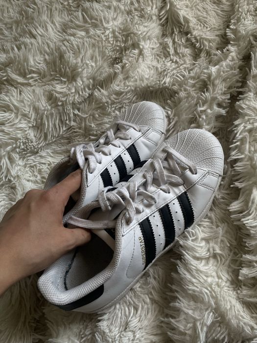 Buty adidas superstar biało czarne