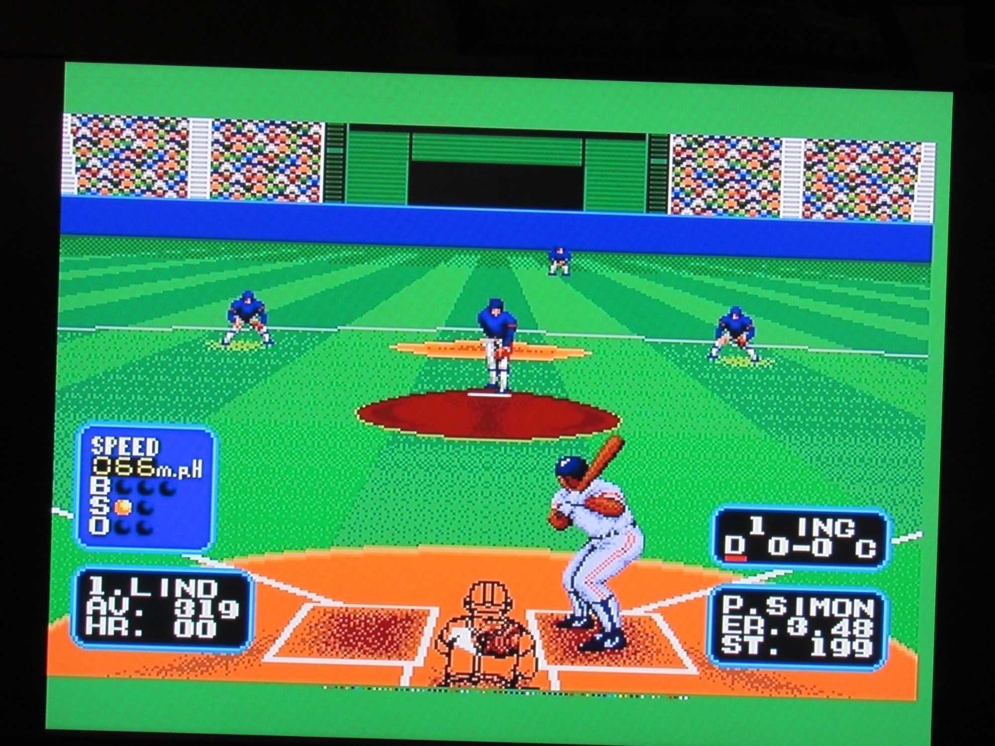 Jogo Sega Mega Drive Genesis Tommy Lasorda Baseball
