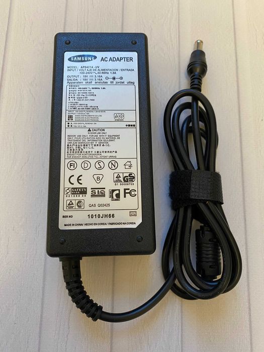 Блок живлення для ноутбука Samsung 19V 3.16A 5.5*3.0 мм