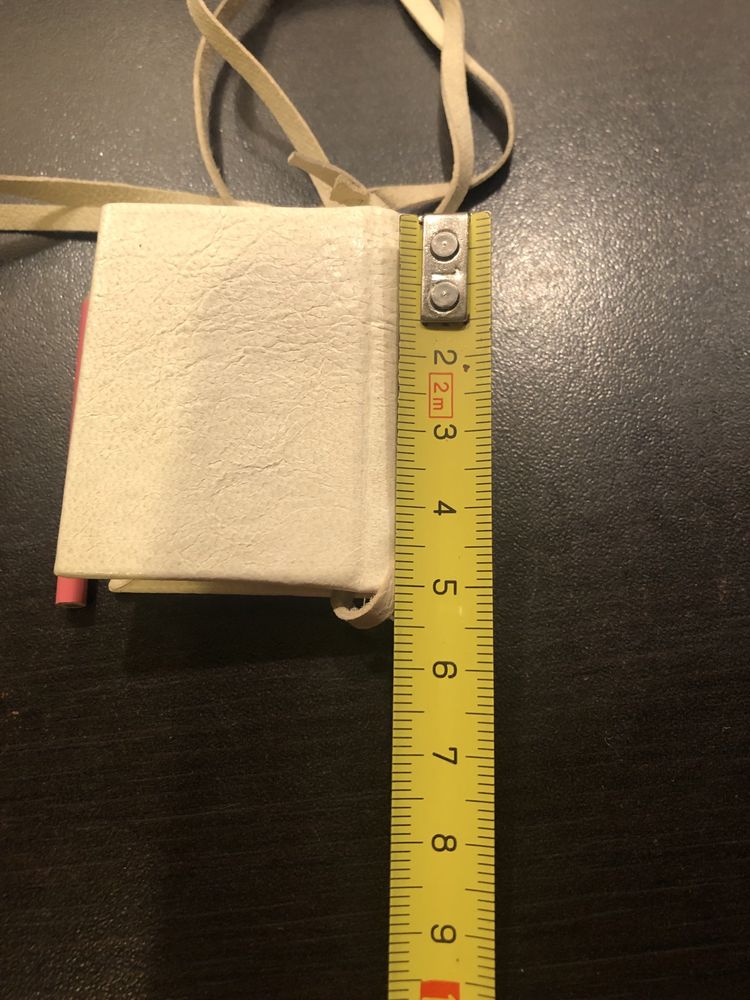 Skórzany mini-notesik z ołówkiem. Dla Krasnoludka ;)