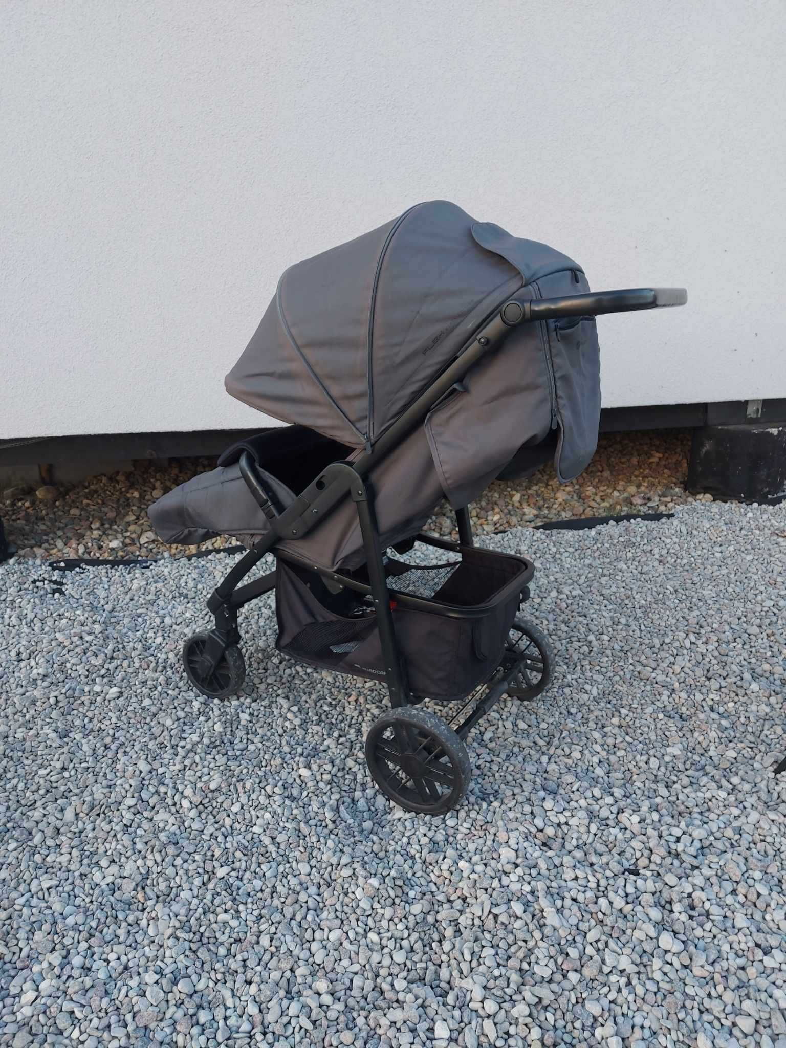 Wózek spacerowy Euro-Cart Flex Black Edition Iron