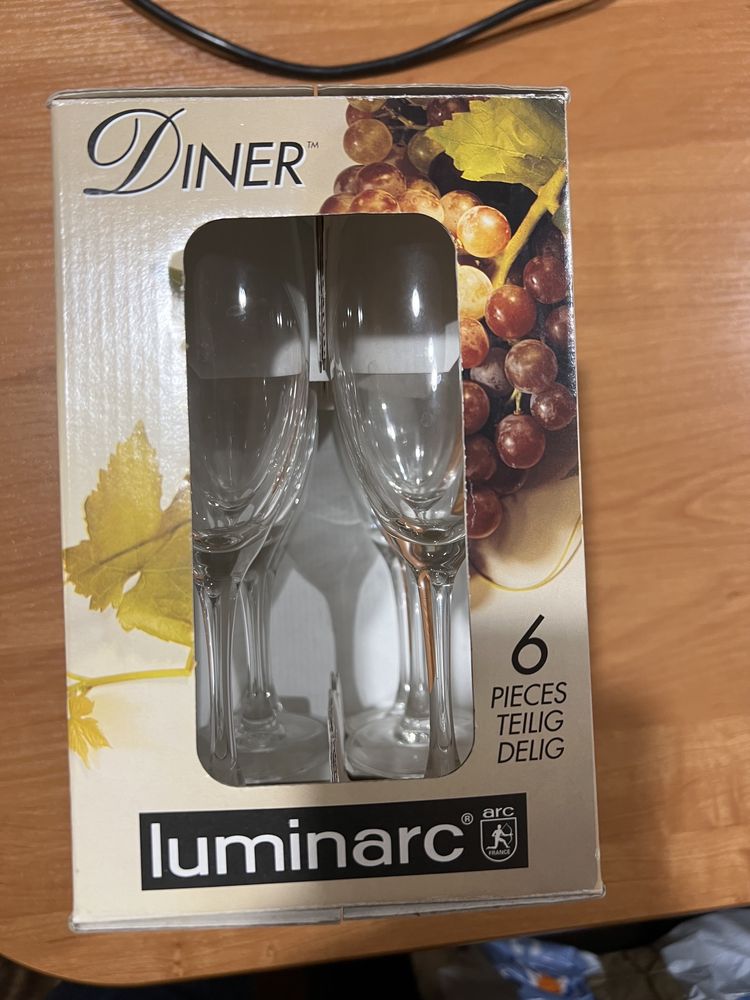 Kieliszki Luminarc 6 sztuk nowe