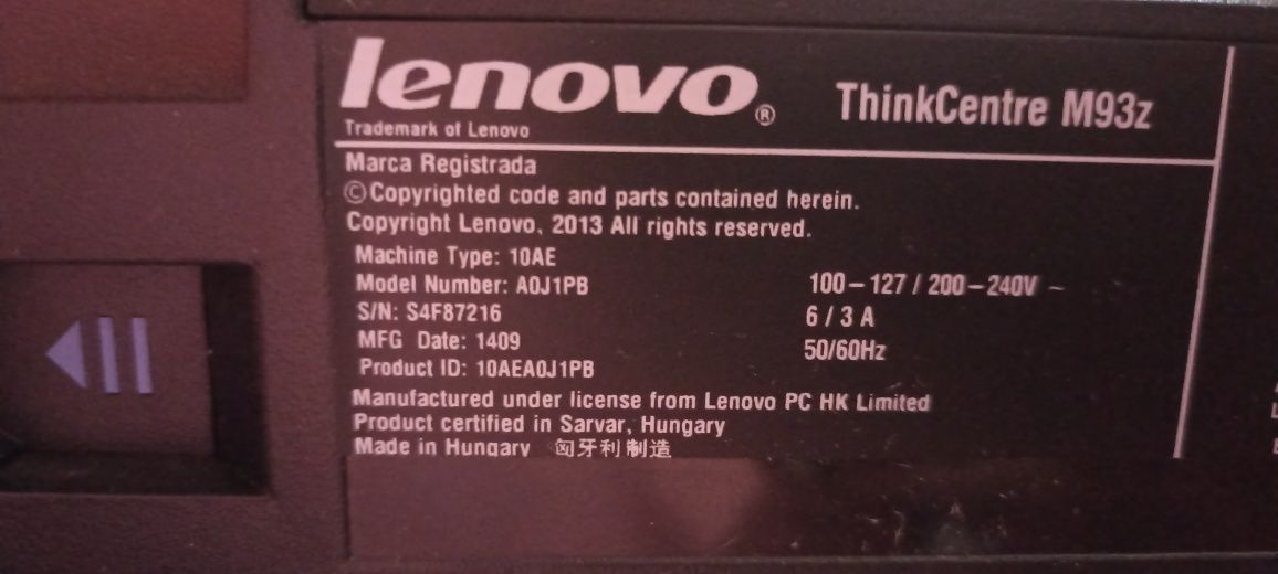 Sprzedam komputer Lenovo