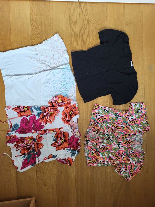 Zestaw / paka koszulek damskich M