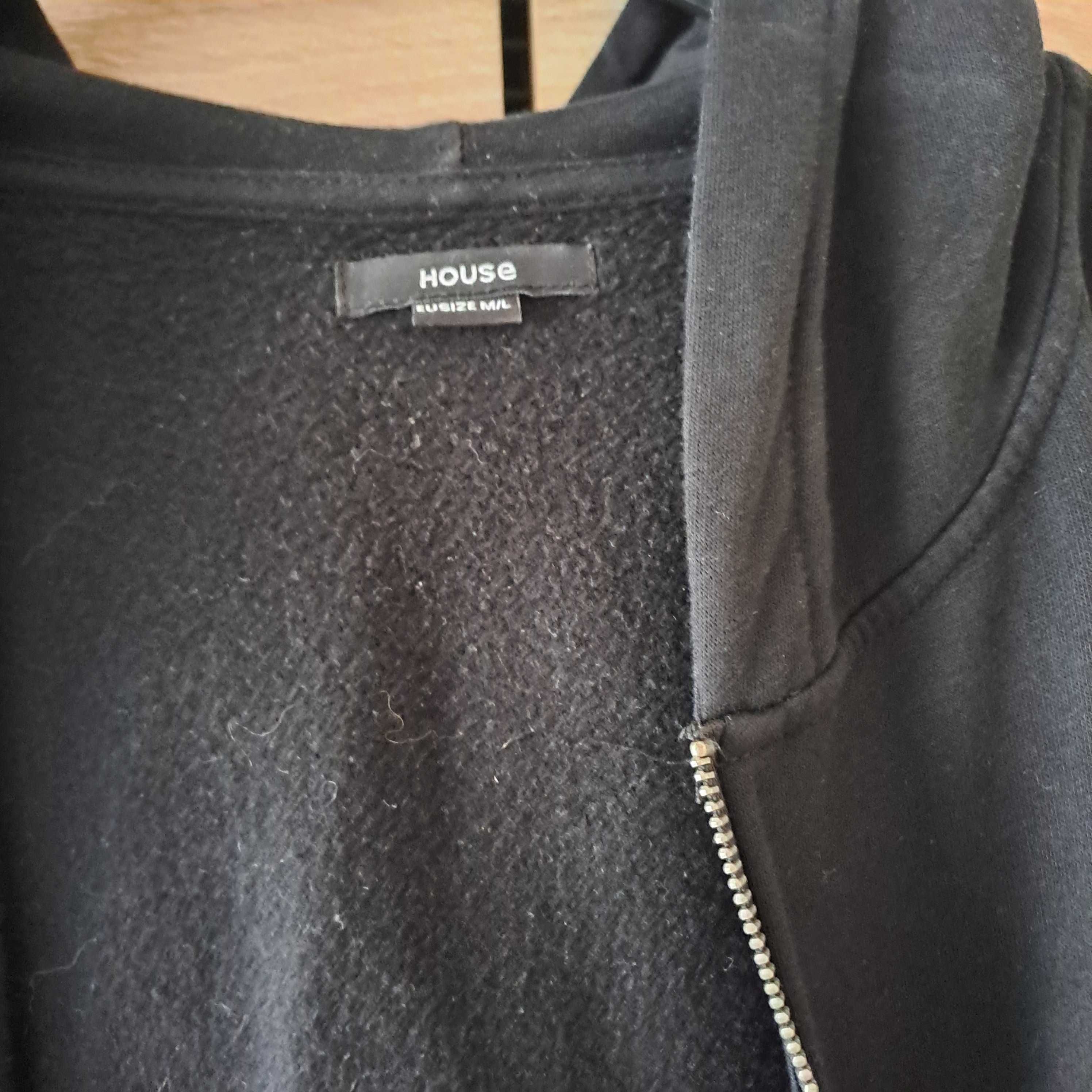 Rozpinana bluza oversize czarna House / rozmiar M/L